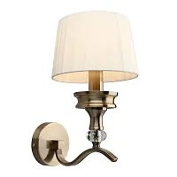 Бра Arosio OML-88411-01 Omnilux бежевый 1 лампа, основание бронзовое в стиле классический 